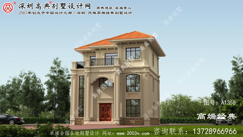 赤坎区三层别墅施工图