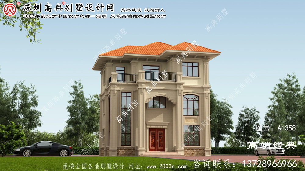 赤坎区三层别墅施工图