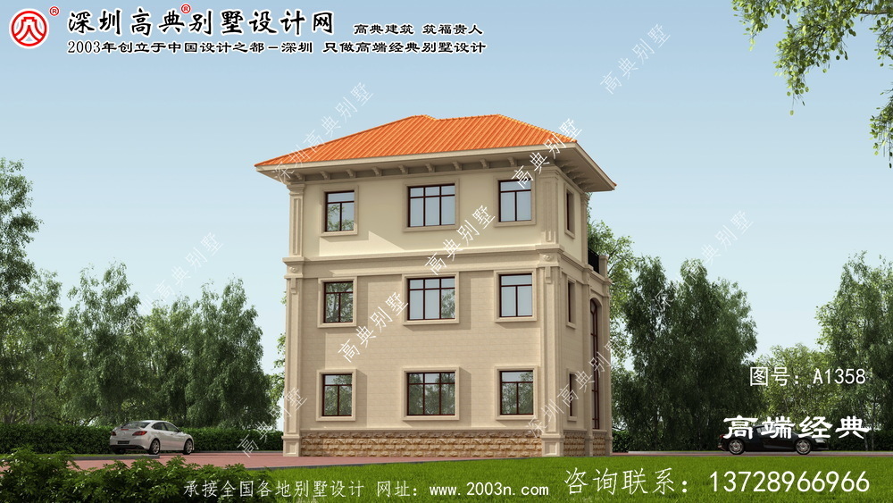 赤坎区三层别墅施工图