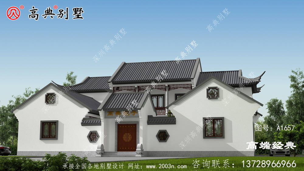 革吉县农村别墅两层