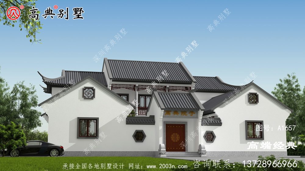 革吉县农村别墅两层
