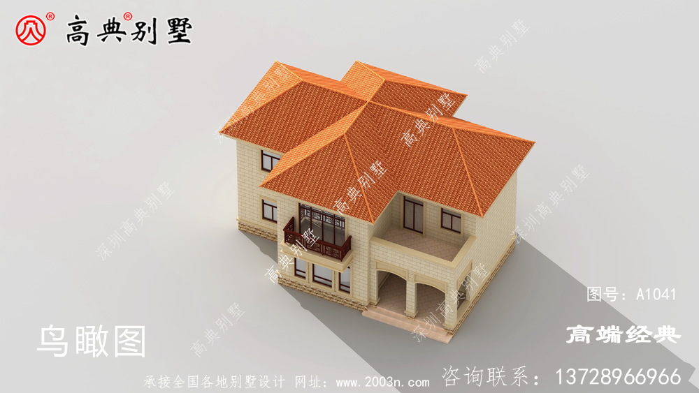 九龙农村建房设计效果图两层	