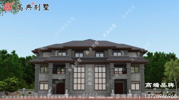 两层半双拼别墅建筑设计图本方案