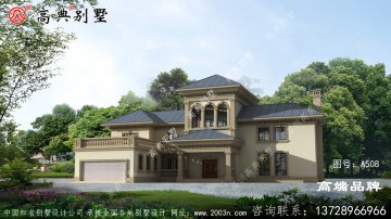 农村楼房设计整个建筑呈现出庄严