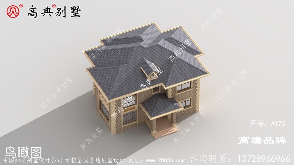 两层房屋设计图外观大气而不失多姿