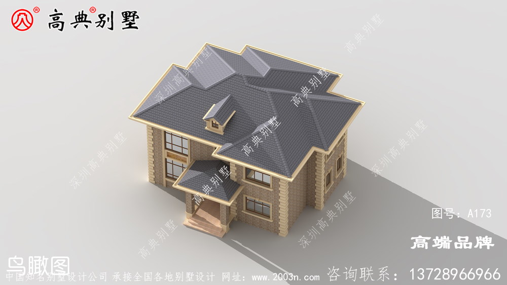 两层房屋设计图外观大气而不失多姿