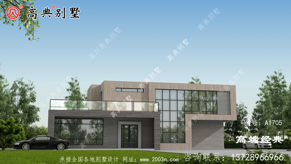 广西贺州80后和90后喜欢的三层现代楼房户型图，城市房价高，回老家建一栋