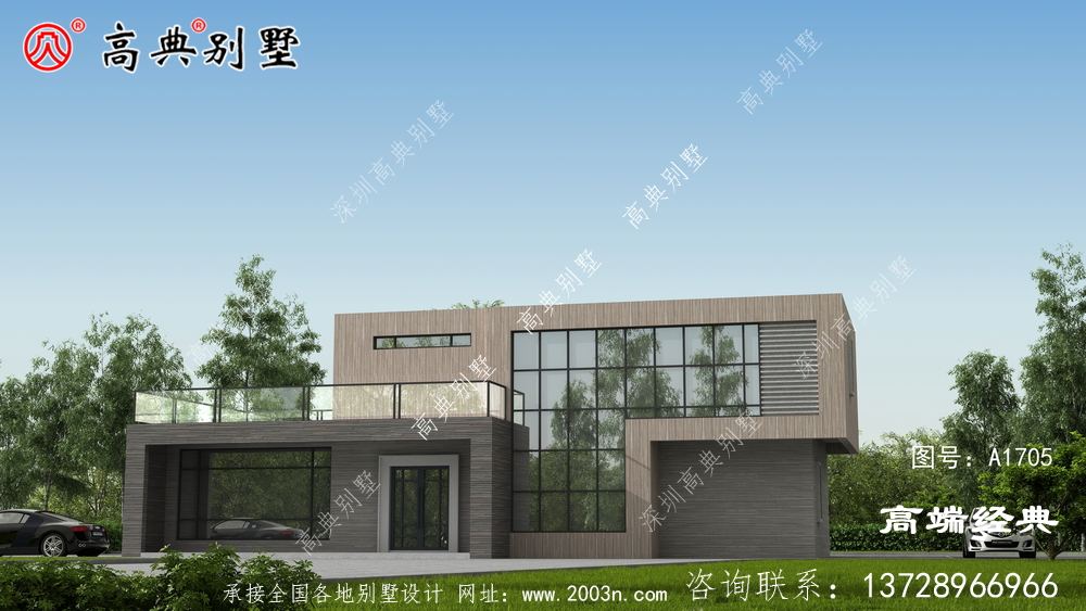 广西贺州80后和90后喜欢的三层现代楼房户型图，城市房价高，回老家建一栋
