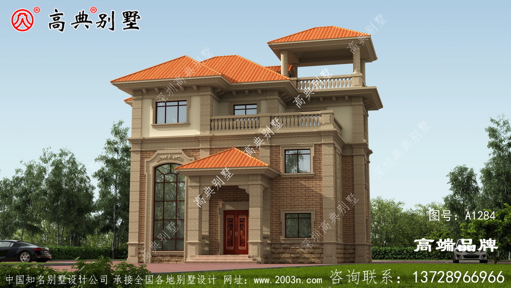 与弧形落地窗相邻，采光效果好
