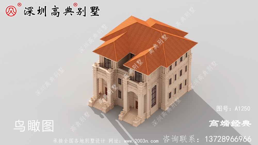 农村三层自建房效果图，经济实用，保证让你眼前一亮