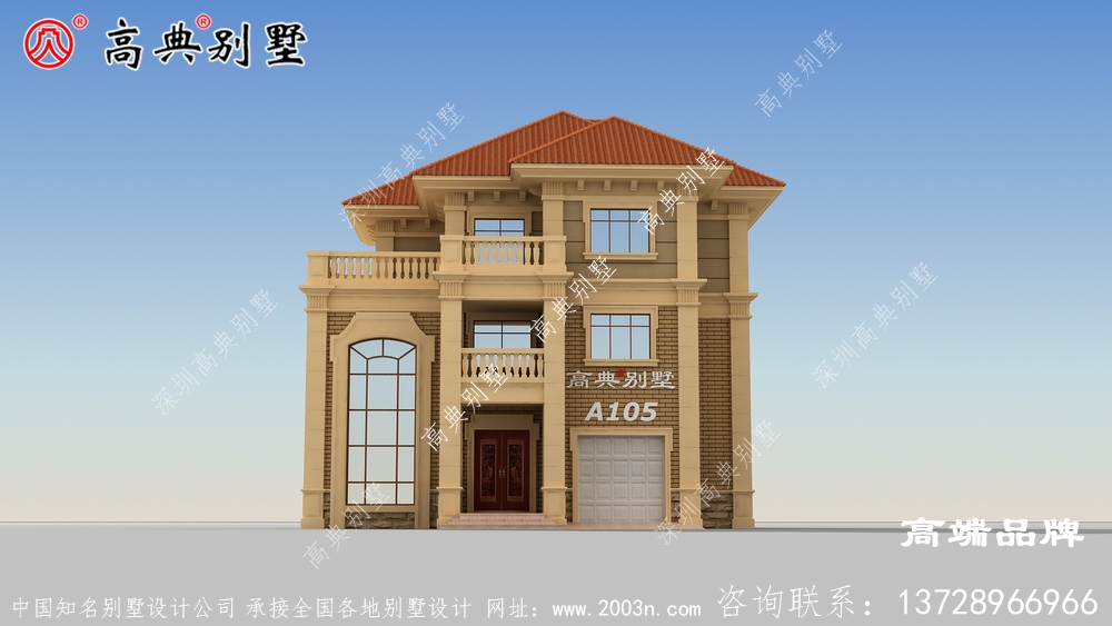 在阳光的照耀下，外观令人心旷神怡